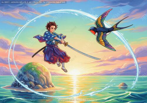 ⚔️ 사사키 코지로와 츠바메가에시의 전설 - 일본 검술의 신화적 경지 🌊