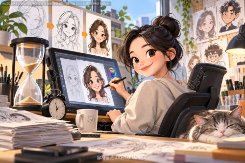 🎨 캐리커쳐 작업 시간 단축과 효율성 향상 실전 가이드 ⚡
