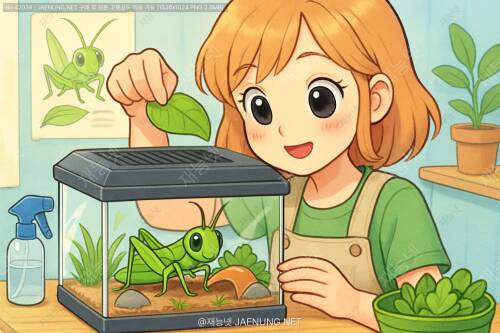 🦗 메뚜기 키우기, 사육 환경 구성 완벽 가이드