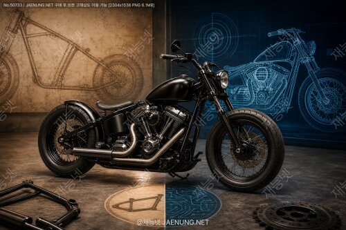 🏍️ 할리 소프테일 — 리지드 프레임의 감성과 현대 기술의 결합