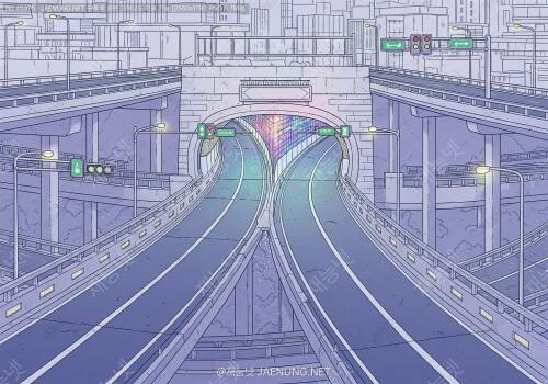 🚗 터널 진입 전 차선이 갑자기 좁아지는 이유는? 도로 안전의 숨겨진 과학 🛣️