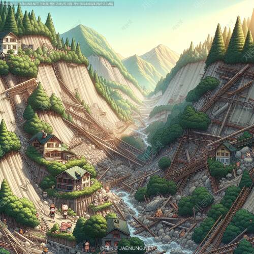 🏔️ 자연 사면 vs 보강 사면: 산사태 위험 지역의 안정성 완전정복! 🏔️