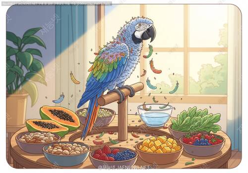 🦜 앵무새 털갈이 시기와 영양 관리: 우리 새친구가 건강하게 깃털을 갈아입는 완벽 가이드
