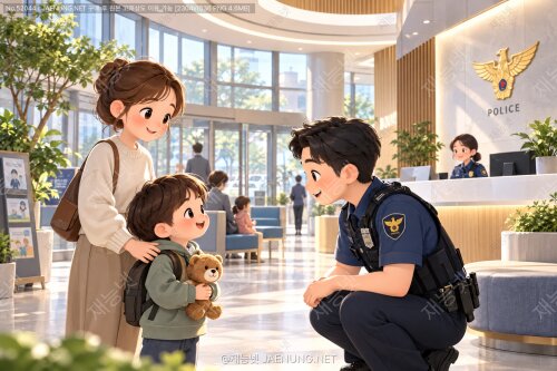🚔 경찰서 로비, 두려움 대신 안심을 설계하다