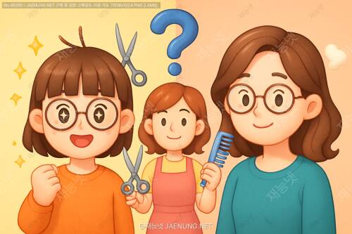 앞머리 VS 옆머리: 어떤 스타일이 더 어려 보이게 할까? 🌸