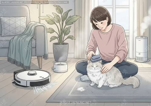 고양이 털 빠짐 줄이는 방법