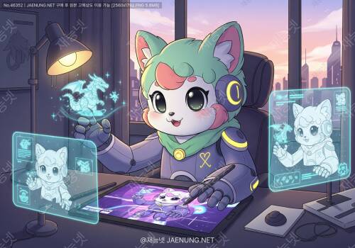 게임 캐릭터 디자인과 3D 모델링 연동
