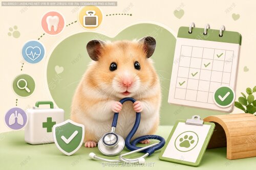 🐹 햄스터 건강검진 항목과 주기별 체크 가이드
