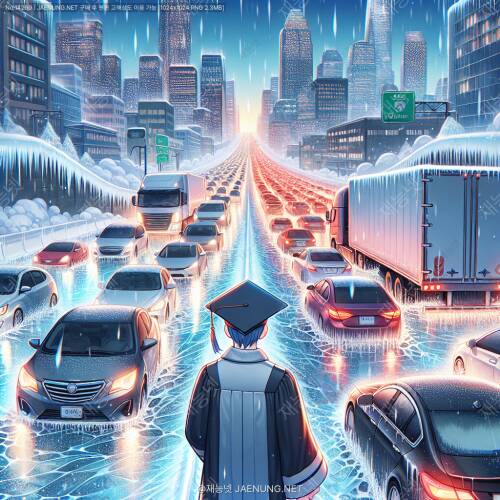 🌨️ 블랙아이스의 위험: 투명한 얼음판이 된 도로의 세계