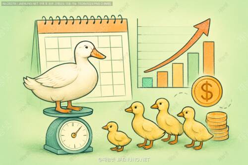 🦆 오리 출하일령과 체중: 최적의 수익을 위한 완벽 가이드 🦆