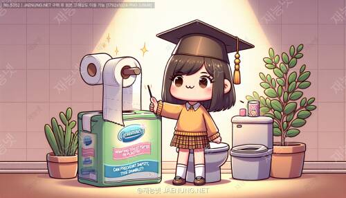 🧻 화장실 휴지를 비닐로 싸면 습기를 방지할 수 있다고? 🤔