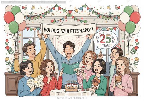 헝가리 인싸들은 생일 축하 이렇게! 나이와 생일 헝가리어 완전 정복 가이드 🥳