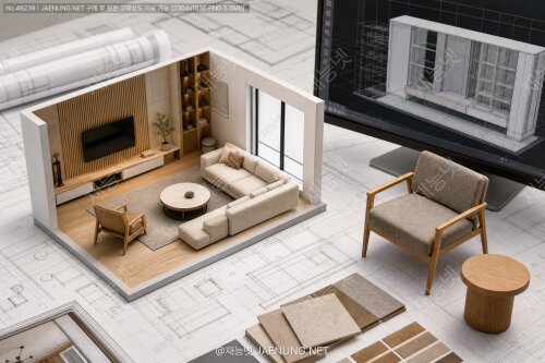 🛋️ 3D 인테리어 모델링과 가구 디자인