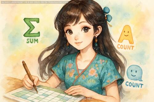🧮 엑셀 마스터의 첫걸음: SUM, AVERAGE, COUNT 함수 완전정복! 🚀