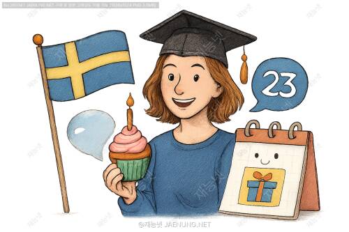 🇸🇪 스웨덴어로 나이와 생일 말하기 완전정복! 🎂