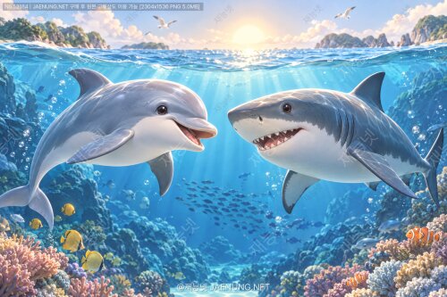 🐬🦈 돌고래와 상어는 왜 이렇게 닮았을까? 바다가 만든 '같은 정답', 수렴 진화 완전 정복