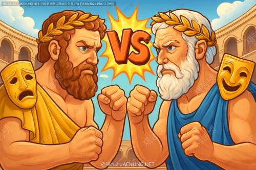 아이스퀼로스 VS 소포클레스: 비극의 아버지들, 세기의 빅매치 ⚔️