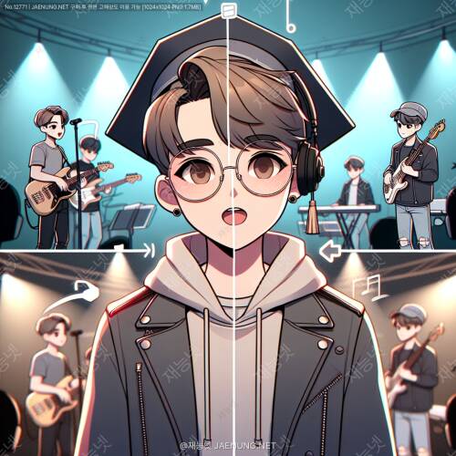 가상 밴드 멤버의 3D 애니메이션 제작: 음악과 기술의 환상적인 만남 🎵🎨