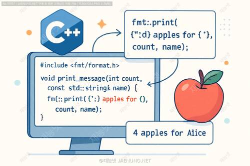 C++ 포맷 라이브러리 사용법 (C++20) 🚀