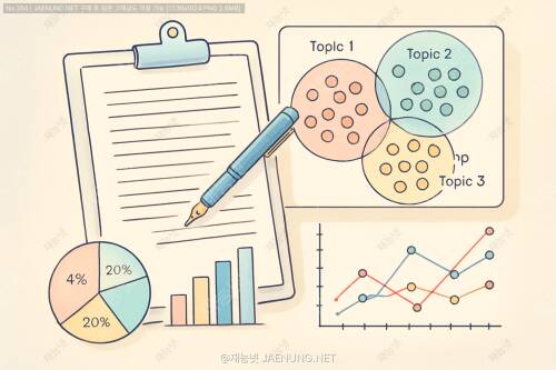 토픽모델링(LDA)으로 문서 군집화 및 트렌드 분석 🔍📊