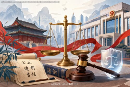 ⚖️ 중국 법치(法治)와 사법 개혁을 통한 투명성 제고 — 언어로 읽는 중국의 법 이야기