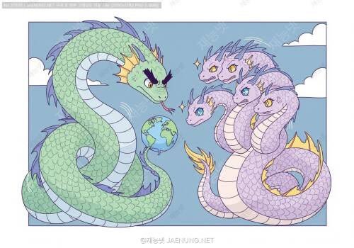 🐍 요르문간드 VS 히드라: 거대한 뱀 괴물들의 위험도 대결 🐉