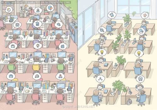 🏢 오피스 좌석 밀도의 모든 것 — 고밀도 vs 저밀도 구조 완벽 비교 가이드