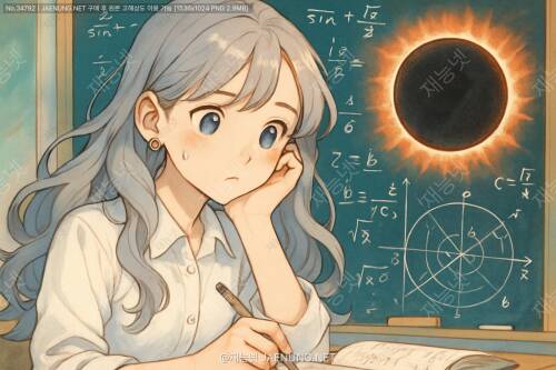 🌙 개기일식이 일어나는 정확한 시간은 어떻게 계산될까?