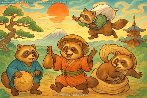 🦝 분포쿠 다누키, 변신의 달인 너구리 요괴 이야기