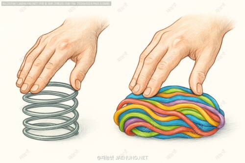 초탄성 합금 vs 고탄성 고분자 🔄