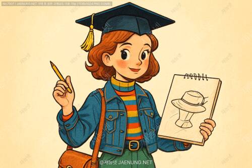 🎨 뉴트로 감성의 패션 일러스트 그리기 🖌️
