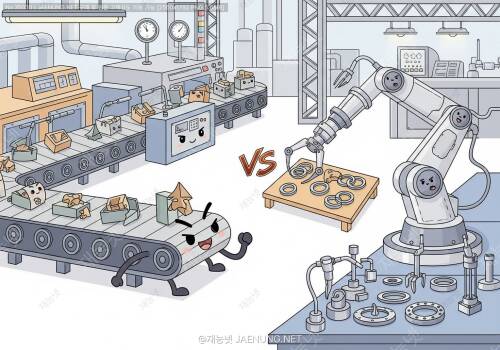 연속 공정 vs 이산 공정 자동화: 24/7 돌아가는 공장과 로봇팔의 숨겨진 배틀! 🏭💥🤖