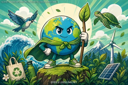에코 워리어 캐리커처: 환경 운동가들의 열정을 담다 ✊🌍
