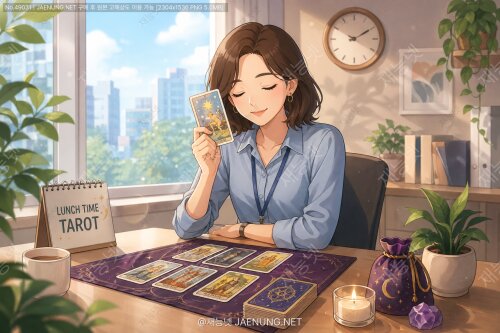 직장인 점심시간 타로 리딩이 유행하는 이유:짧은 휴식 속 자기 탐색과 현대인의 심리적 안식처