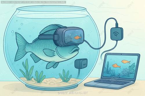 물고기에게 VR을? 🐠 사이버 힐링으로 스트레스 날려버리는 양식업의 미래