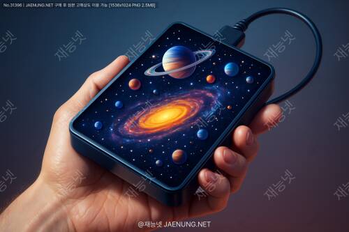 내 손안의 우주, 외장하드 속 데이터 저장의 비밀 🌌