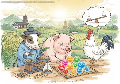 🥩 축산에서 꼭 알아야 할 아미노산 밸런스 맞추기 - 동물도 영양 균형이 중요하다!