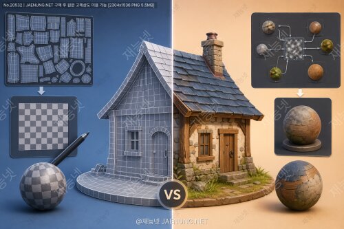 UV 맵핑 vs 프로시저럴 텍스처링: 3D 텍스처 작업, 어느 쪽이 더 효율적일까? 🎨🔍