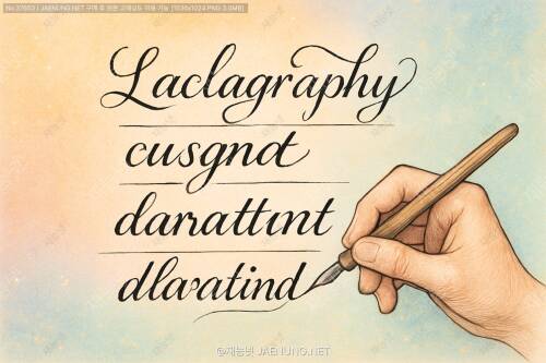 ✍️ 캘리그라피에서 문장 구성과 줄 맞춤, 이렇게 하면 작품이 달라진다!