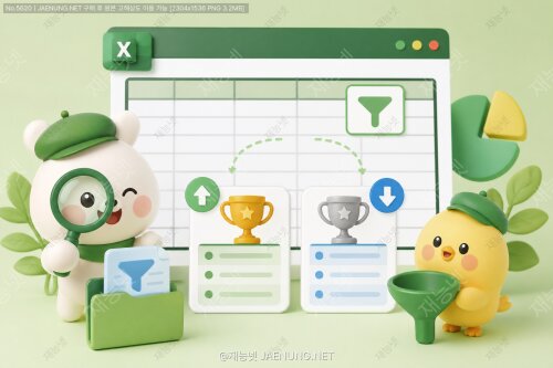 Excel 고급 필터링: 상위/하위 항목 추출 🏆🔍