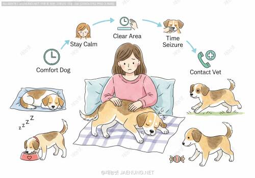 강아지 발작 증상과 올바른 대처 방법 완벽 가이드