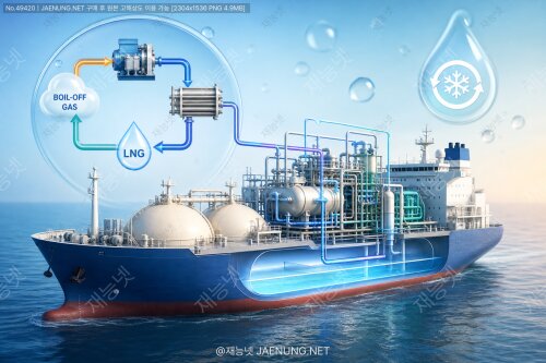 🚢 LNG 재액화 장치(Reliquefaction Plant) — 선박 위에서 보일오프 가스를 다시 액체로 되돌리는 냉각 기술의 모든 것