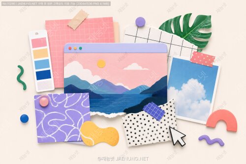 디지털 콜라주: 다양한 디지털 요소를 조합한 예술적 표현 🎨✨