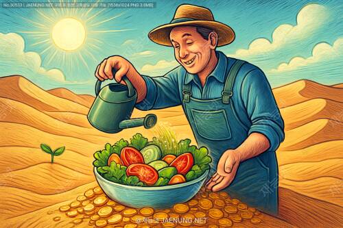 사막에서 샐러드를? 🌱 모래를 황금으로 바꾸는 농업의 마법!