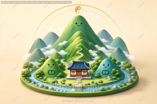 풍수에서 안산과 조산의 역할:집 앞에 보이는 산이 운명을 바꾸는 이유