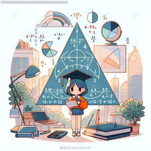 삼각형 넓이: (밑변 × 높이) ÷ 2 🔺📐