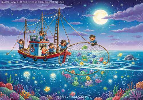 봉수망 야간조업 기술의 모든 것 🎣밤바다를 정복하는 어부들의 비밀 전략