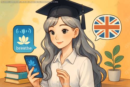 🧠 영어 명상 앱으로 어휘력과 마음 챙김 동시에 키우기: 일석이조의 언어 학습법 🌿