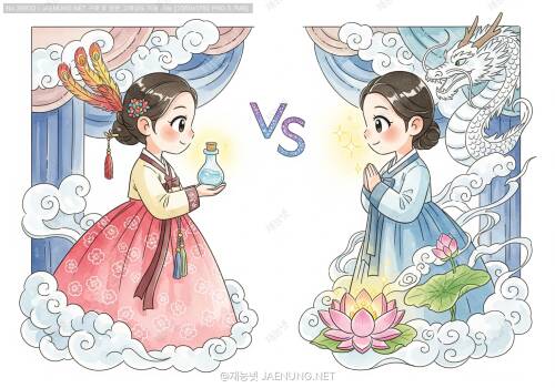 바리데기 VS 심청: 효녀 서사의 결정전, 누가 진짜 효녀일까? 🌸