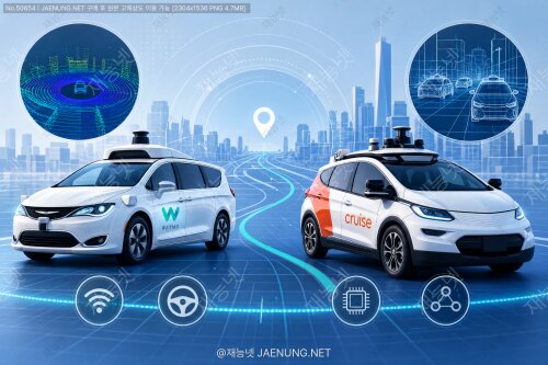 자율주행 택시 웨이모(Waymo)와 크루즈(Cruise)의상용화 현황과 기술의 모든 것